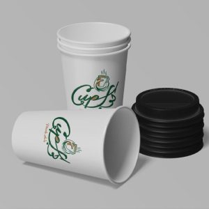 أكواب ورقية مقاس 12 أونز سنجل